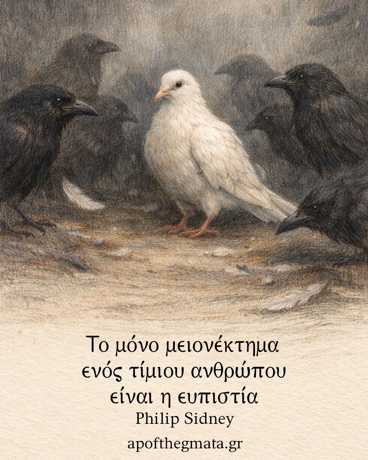 Το μόνο μειονέκτημα ενός τίμιου ανθρώπου είναι η ευπιστία