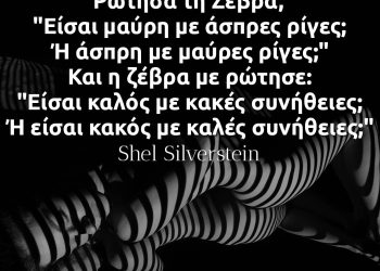 Ρώτησα τη ζέβρα - Σελ Σιλβερσταιν αποφθεγμα 2