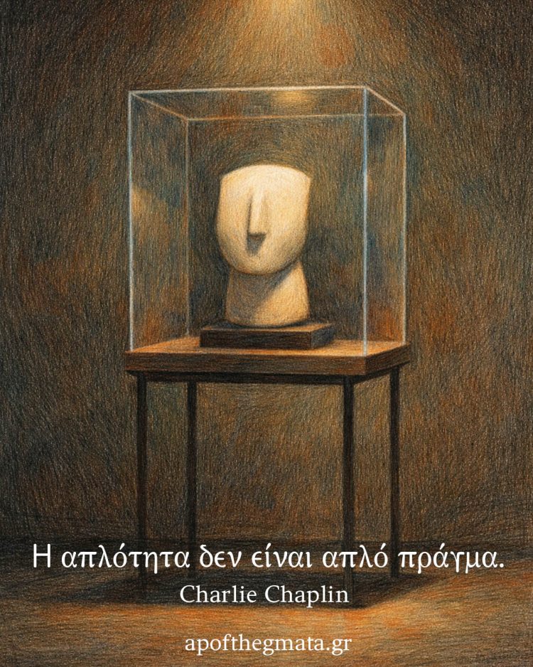 Η απλότητα δεν είναι απλό πράγμα