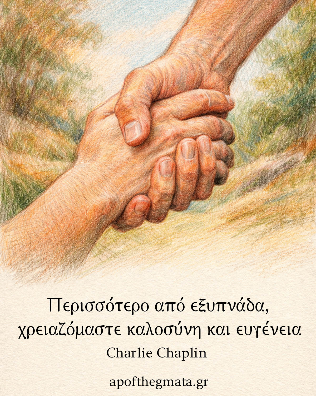 Περισσότερο από εξυπνάδα, χρειαζόμαστε καλοσύνη και ευγένεια