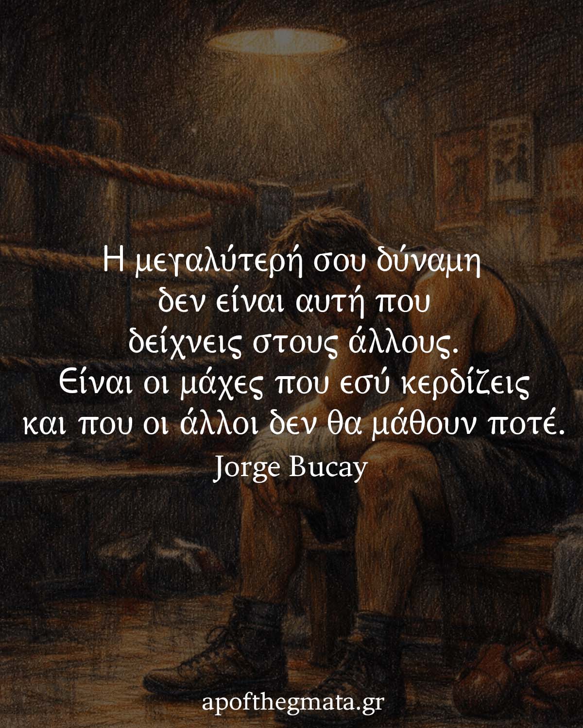 Η μεγαλύτερή σου δύναμη δεν είναι αυτή που δείχνεις στους άλλους