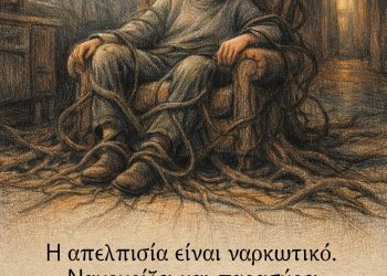 Η απελπισία είναι ναρκωτικό. Νανουρίζει και παρασύρει το μυαλό στην απάθεια.