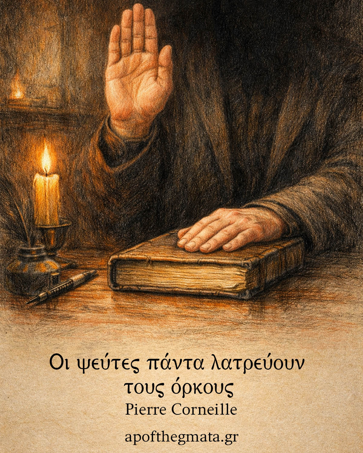 Οι ψεύτες πάντα λατρεύουν τους όρκους - Pierre Corneille