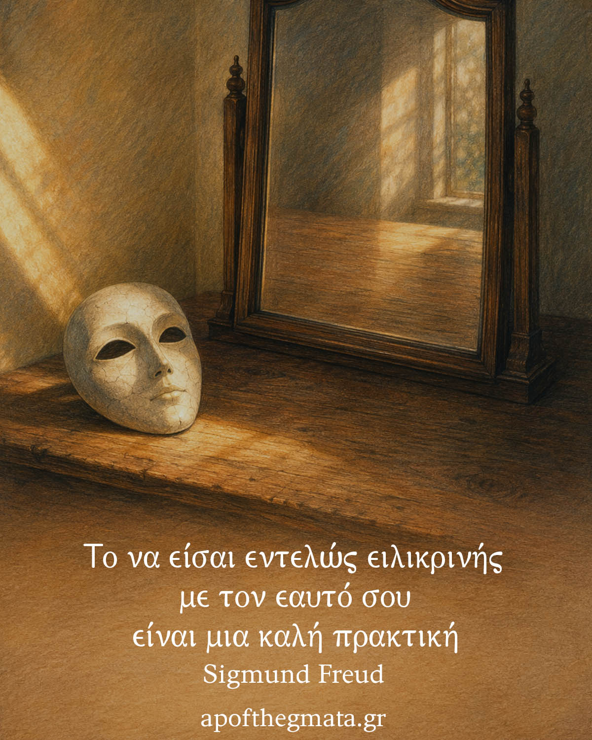 Το να είσαι εντελώς ειλικρινής με τον εαυτό σου είναι μια καλή πρακτική - Sigmund Freud