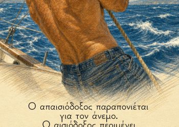 Ο απαισιόδοξος παραπονιέται για τον άνεμο. Ο αισιόδοξος περιμένει τον άνεμο ν’ αλλάξει. Και ο ρεαλιστής ρυθμίζει τα πανιά. - William Arthur Ward
